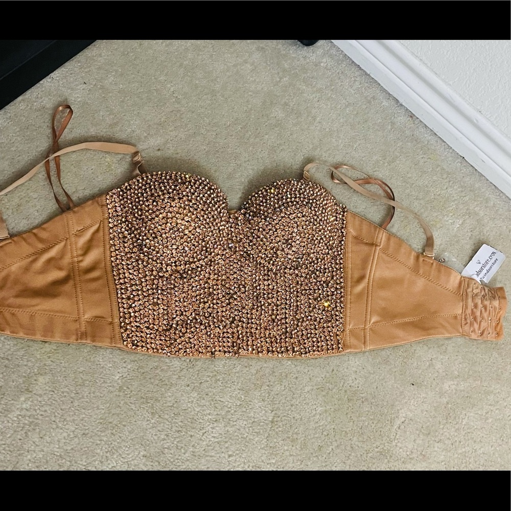 Rhinestone corset size small